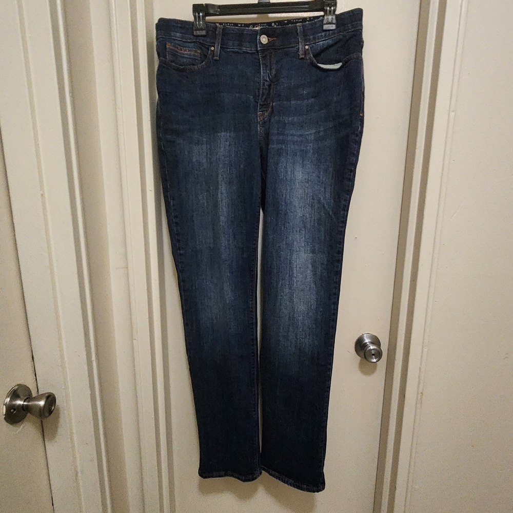 Levi's Dark blue wash straight leg jeans. Size 32× 32. - Picture 4 of 8